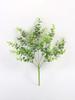 3 Bunches Fake Silver Dollar Eucalyptus Branches Artificial Eucalyptus Plant Greenery Wedding Jungle Theme Party Home Decor