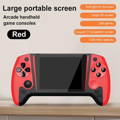 Ретро портативная игровая консоль 3,5-дюймовый ЖК-экран Встроенные 500 игр Игровая консоль 1200 мАч Портативная игровая консоль для одного игрока