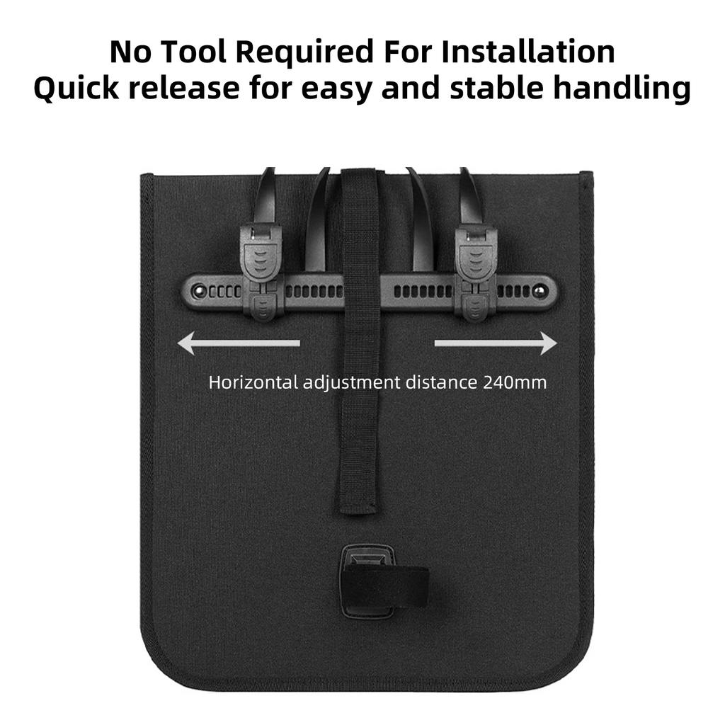 RZAHUAHU 21L Bike Panniers Multifunctional Waterproof Bike Bag Rear Rack Seat Bag for Road Mountain