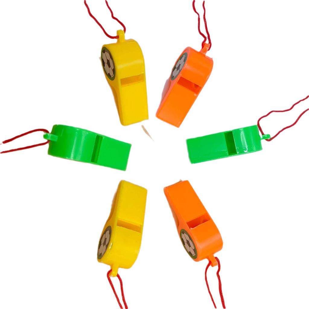 Цветной пластиковый свисток для судейского тренера со шнурком — идеальный вариант для болельщиков