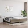 3120642 vidaXL Taupe Spring Bed Base 200x200 Cm Fabric