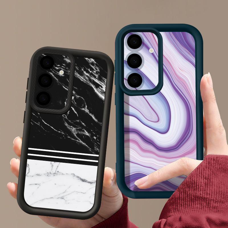 Акварельный мраморный чехол для Samsung S26 S25 Ultra S24 S23 Plus S22 S21 FE A54 A15 A25 A35 A55 A16 A26 A36 A56 A17 A27 A37 A57 5G Ударопрочный чехол