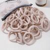 30/50/100PCS/Lot Girl Mix Colors Hair Bands Basic Hair Ties Elastic Headband Hair Scrunchies Women Accessories Ponytail Holder