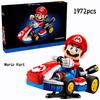 2025 MINISO Disney 1972pcs Standard Kart Classic Game Racing 72037 Model Building Blocks Assemble Brick Toys for Kids Gifts