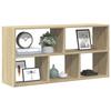 VidaXL Wall Shelf Sonoma Oak 100x25x50 Cm Engineered Wood 853274