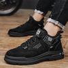 Мужские ботинки мартин 2025 весна новые высокие ботинки в стиле милитари британские мужские уличные на платформе повседневные спортивные модные туфли
