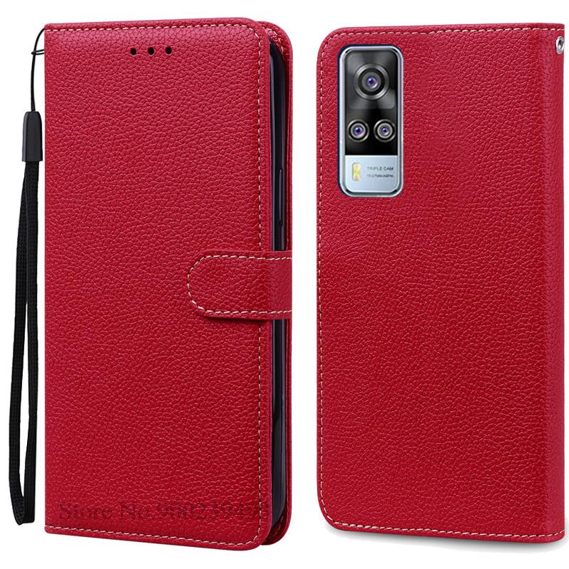 Для Vivo Y31 2021 Чехол V2036 Чехол-книжка с кошельком Для Vivo Y51 Y51A V2030 Y 51 31 Чехол VivoY31 Для Vivo Y33 Y53S 4G Мягкая обложка Funda