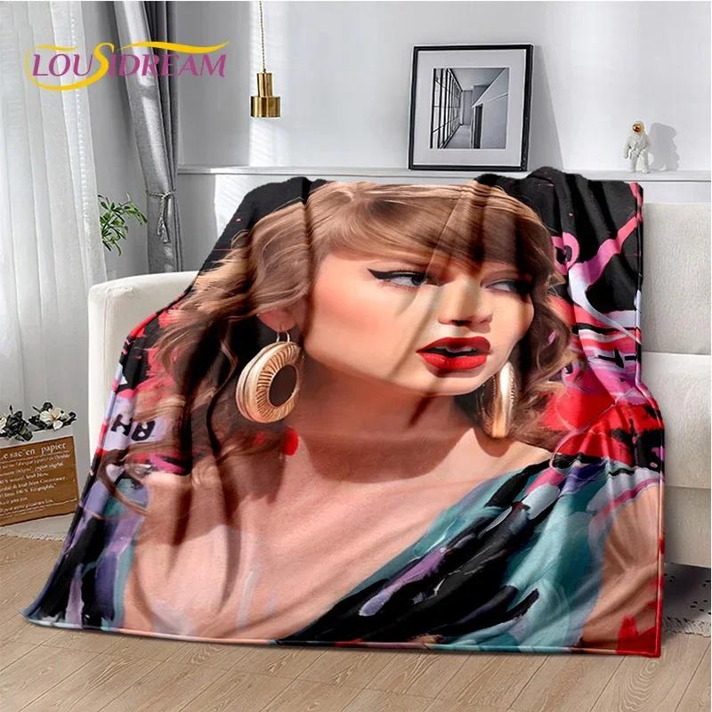 3D певица Тейлор-р Элисон С-Свифт Тей Мягкое фланелевое одеяло для кроватей Спальни Дивана Пикника, Плед для Покрытия на Открытом Воздухе Отдыха