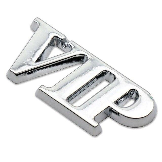 Автомобиль 3D металлическая наклейка VIP логотип стайлинг автомобиля авто кузов багажник знак украшения наклейка мотоцикл авто наклейка автомобильные аксессуары