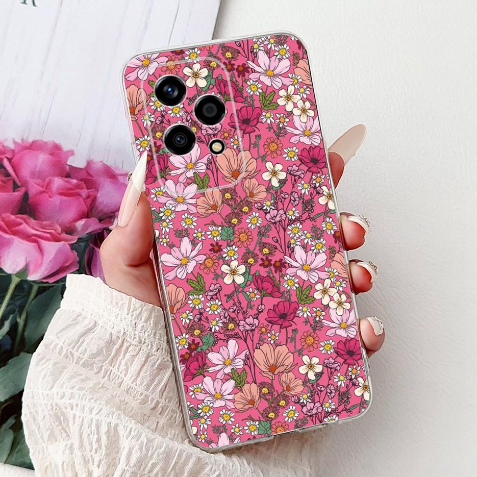 For Honor 200 Lite Case Cute Love Heart Butterfly Painted Cover Clear Silicone Phone Case For Honor 200 Lite 200Lite Soft Fundas