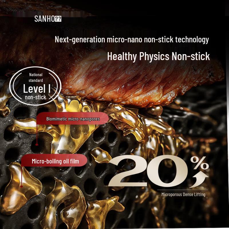 Sanhe 99 Titanium Alloy Non-Stick Wok