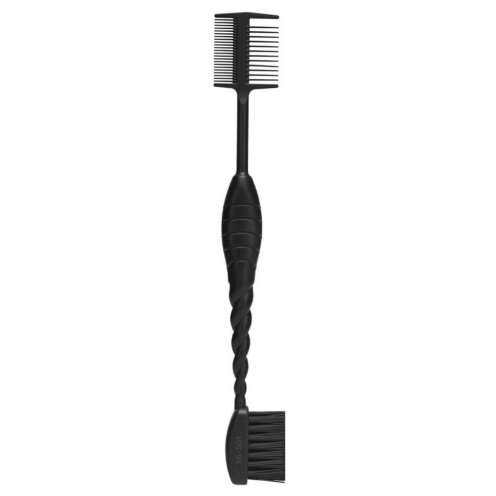 Foldable Eyebrow Brush Comb Double Headed Dust Brush Quick Hair Dye Applicator Brush Daily Beauty
