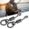 60 шт. универсальный вращающийся вращающийся соединитель с одним крючком, быстрая смена снастей для ловли карпа, аксессуары