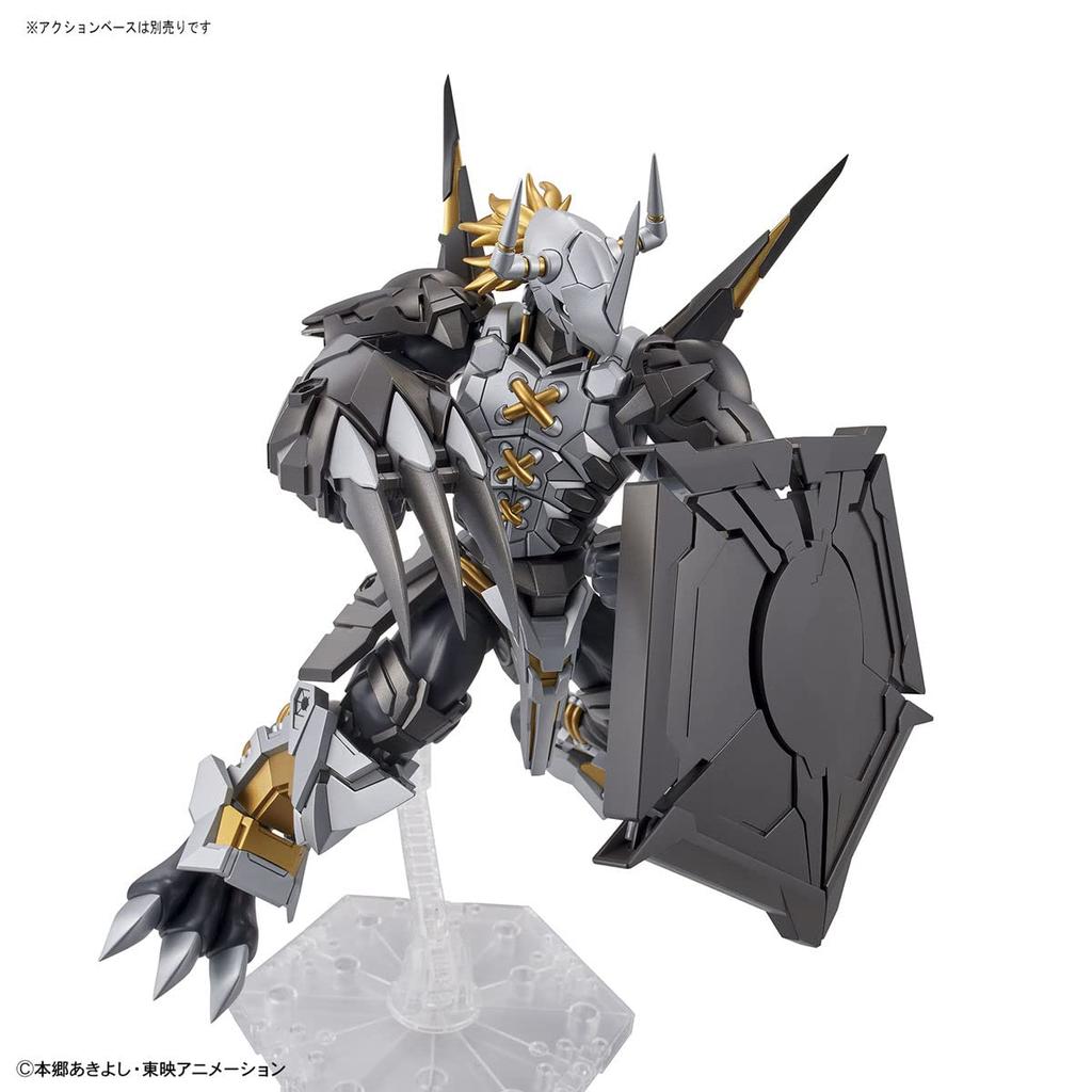 Standard Digimon Adventure Black War Greymon Plastic Model Figure-rise Color-coded