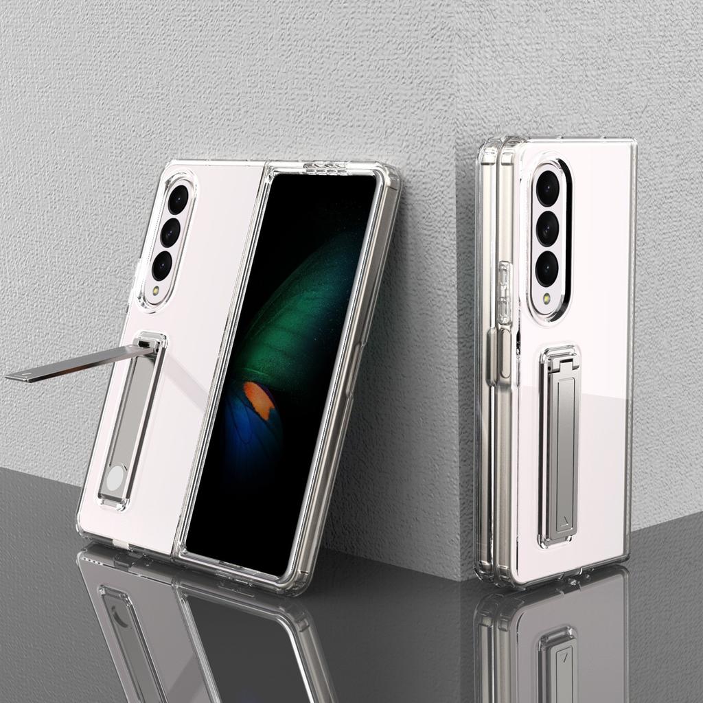 Новая модель подходит для чехла для мобильного телефона Samsung Z FOLD4, прозрачный противоударный полностью закрывающий складной чехол для мобильного телефона из ТПУ, мягкий чехол