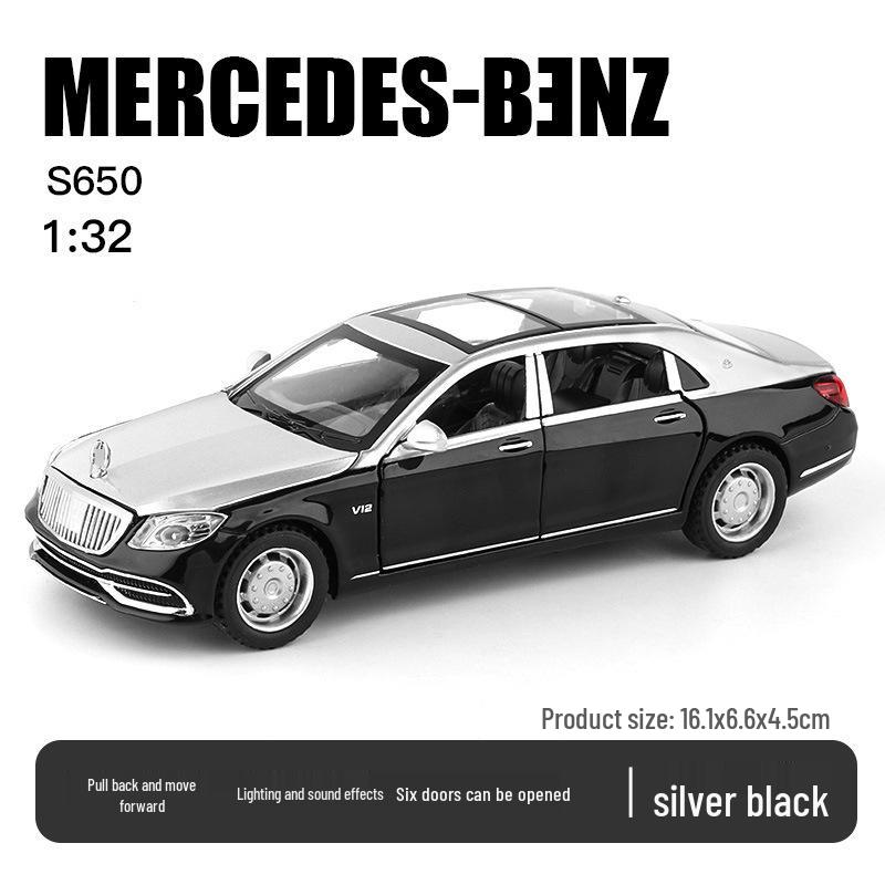 1:32 Diecast Phantom Car Model with Lights & Sound Effects, Toy for Boys