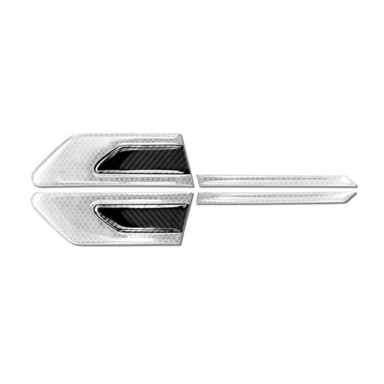 1 пара износостойких полосок, светоотражающая лента, термостойкая прочная 3D наклейка в полоску