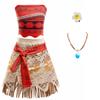 [ChicFlow] Moana Costume Ocean's Legend Cosplay Children's Suit Moana Costume Children's Performance Costume Masquerade Party Halloween Christmas