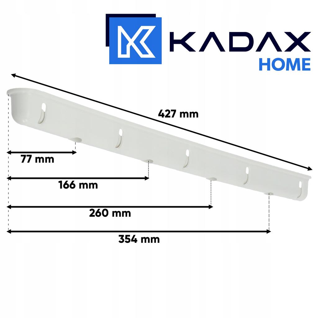 KADAX Потолочная сушилка для белья в ванную комнату, 5 прутьев, прочная, надежная