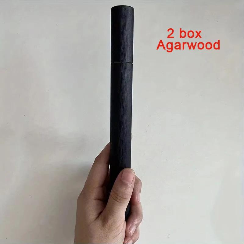2Box Sandalwood Mugwort Scent Incense Stick Sleeping Aiding Tranquilize Mind Refreshing Scent Home Office Bedroom Natural