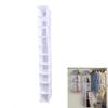 Modern Minimalist Non-woven Fabric 10 Tier Hanging Storage Bag For Bedroom Closet
