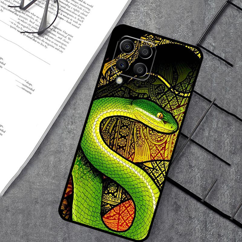 Чехол-иллюстрация со змеей для Samsung Galaxy M54 M32 M52 M15 M11 M12 M13 M14 M06 M16 M36 M56 M31 M53 M35 M55 M34