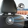 Car Flash F310 Car Double Head Light with Soft Tube Seat Fan Creative Practical Car Interior Multi Angle Car Use
