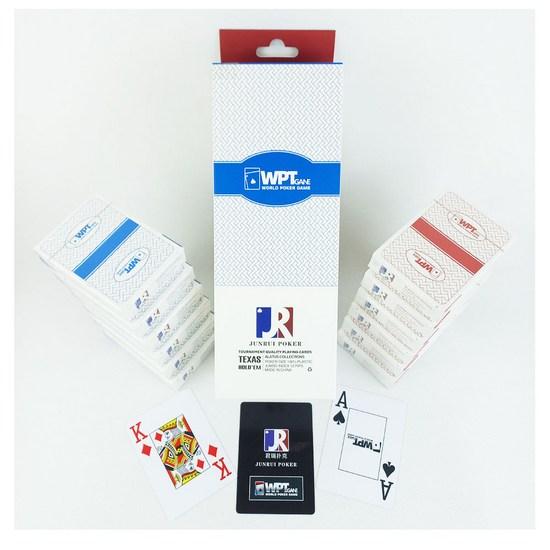 Jingood 12 Piece Set Texas Hold'em Card WPT Game Official Card Trump Poker Plastic PVC Large Letter, Popular Korean Game