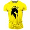 Men's T-shirt Spartan Warrior 3d Print Oversized T-shirt Summer Crewneck Short Sleeves High Quality Garment Loose Breathable Top