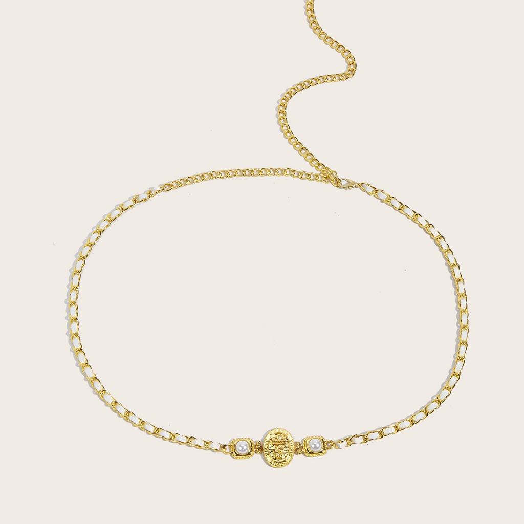 Xiaoxiangfeng Metal Waist Chain Women'S Tide With Skirt Decorative Suit Thin Belt Chain Waist Seal