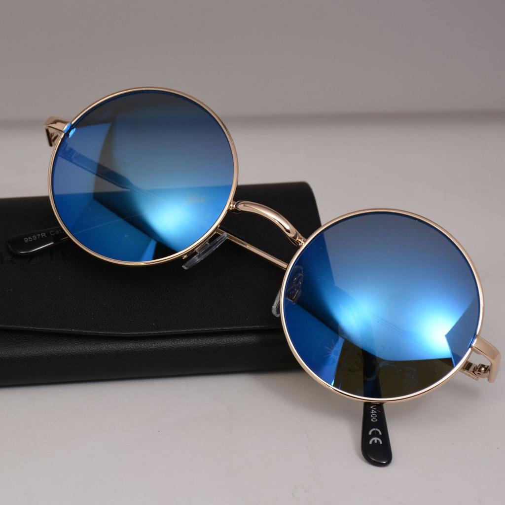Винтажные солнцезащитные очки Круглые солнцезащитные очки Prince Очки Toad Цветные светоотражающие солнцезащитные очки Пляжные очки Prince