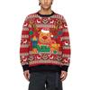 2025 New Christmas Elk & Dragon Cartoon Couple Hoodies – Fashionable Digital Print