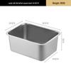Stainless Steel Multi-purpose Square Basin