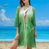 Women's Tassel Cardigan Beach Cover-Up Shawl: Sun Protection Bikini Cover, European & American Style, Hollow Out Design