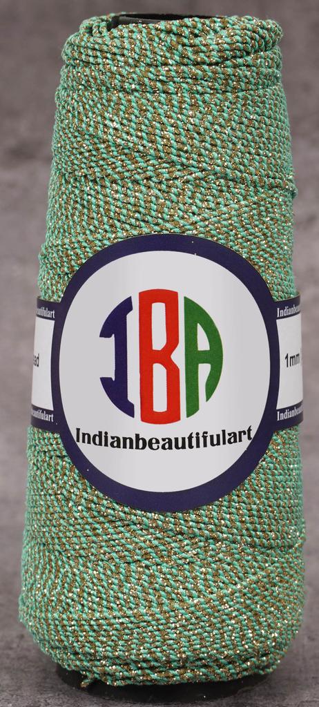 IBA Indianbeautifulart Блестящий хлопковый шнур 1 мм, нить для рукоделия, сделай сам, бисер, нить для рукоделия, нить для браслета, ожерелья, изготовления ювелирных изделий