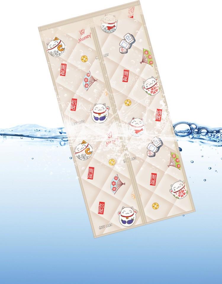 Утепленная магнитная штора на дверь: Зимний ветрозащитный и самоклеящийся