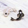 Lovely Cartoon Fish Badge Cod Diving Cloth Jeans Denim Brooch Pin Party Jewelry