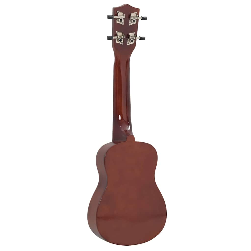 Soprano Ukulele Set for Children with Bag Dark Wood 23