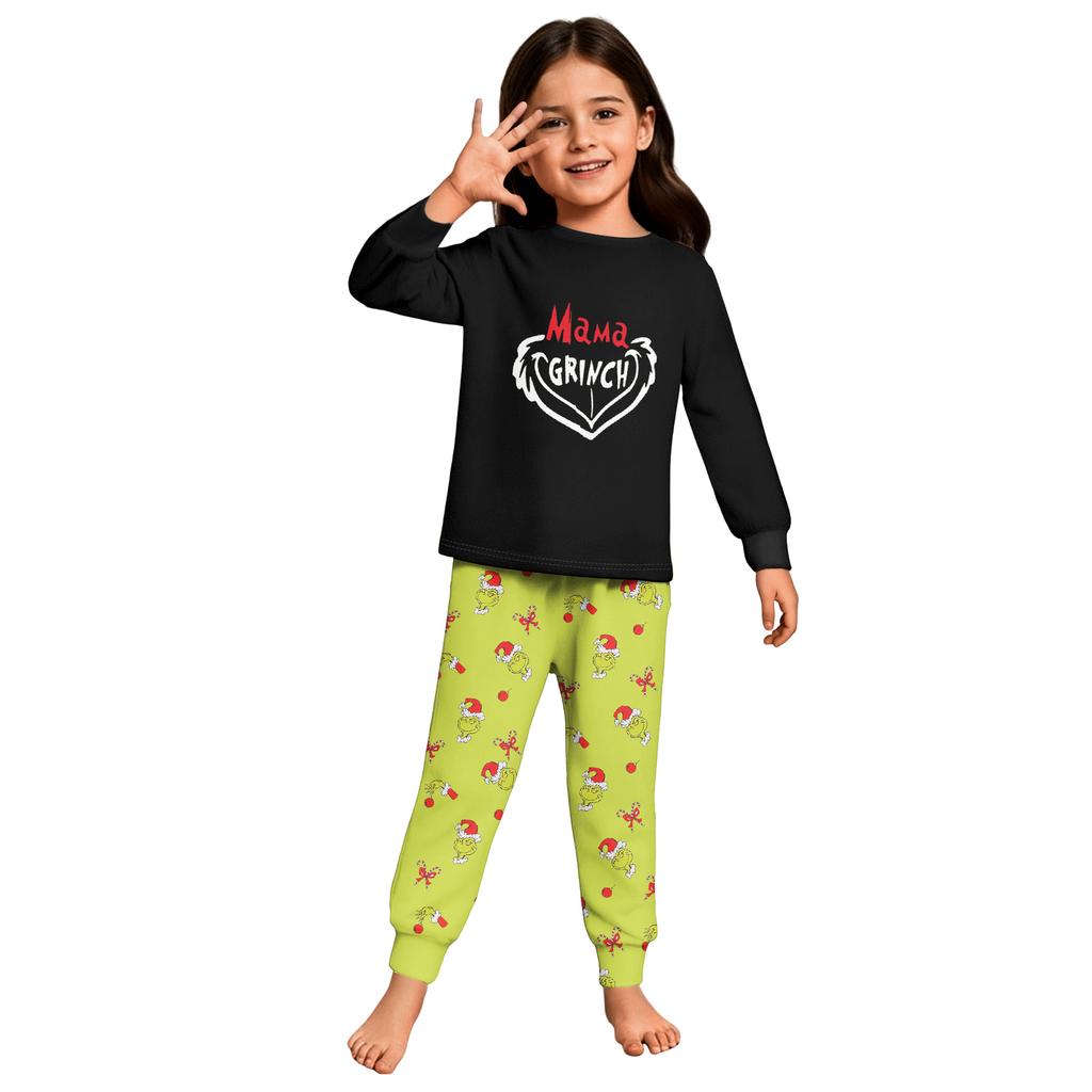 Children's Boys And Girls Thin Two-piece Long-sleeved Pants Two-piece