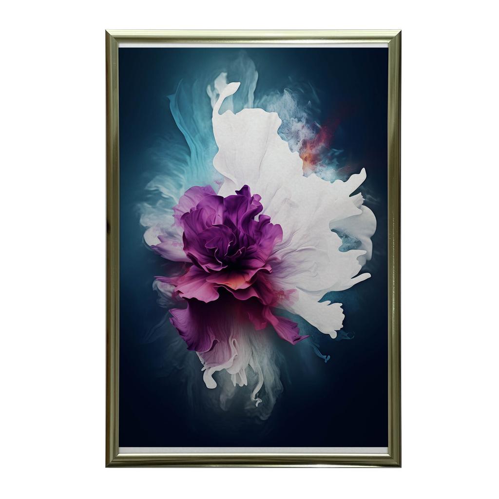 Abstrakcyjny Urok Kwiatu Abstrakcyjny Urok Kwiatu, 30X40 Cm, Bez Ramy, Płótno Premium Na Blejtramie