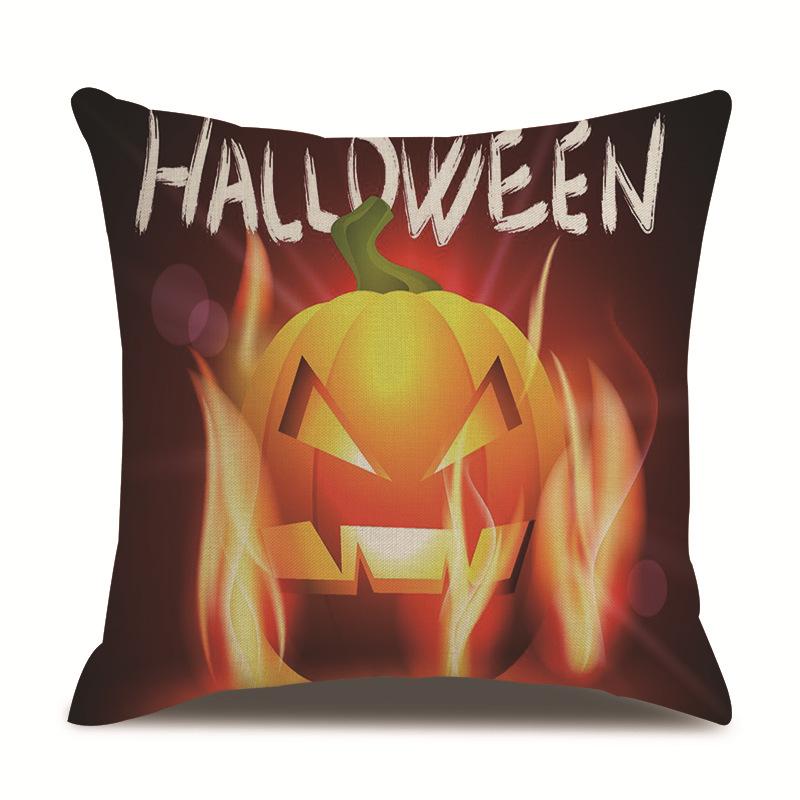 Хэллоуин Льняная Наволочка Наволочка с Принтом