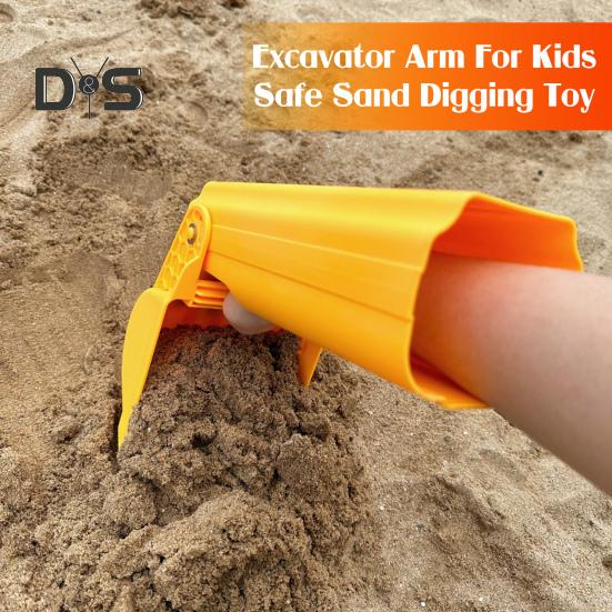 Рука для копания песка с подвижными суставами Игрушка-экскаватор для песка Развивает моторику и творчество Снежный экскаватор Игрушка-песочница для пляжа на открытом воздухе