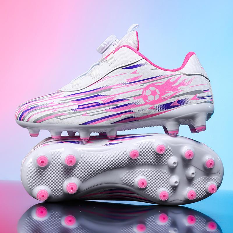 Новые Детские Футбольные Полевые Бутсы Мальчики Девочки Indoor Soccer Shoes Общество Футзал Нескользящие Профессиональные Быстрые Мужские Футбольные Шиповки Кроссовки