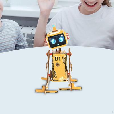 Набор для самостоятельного изготовления робота для детей, научный эксперимент, модель, строительный набор для обучения робототехнике, подвижный