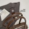 Korean Ins Style Women PU Shoulder Bag PU Leather Underarm Bag Vintage PU Hobo Bag  Streetwear