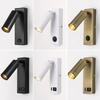 Modern Bedside Wall Lamp Reading LED Wall Light Indoor Lighting Room Decor for Hotel Bedroom Living Room Light Fixture Sconces