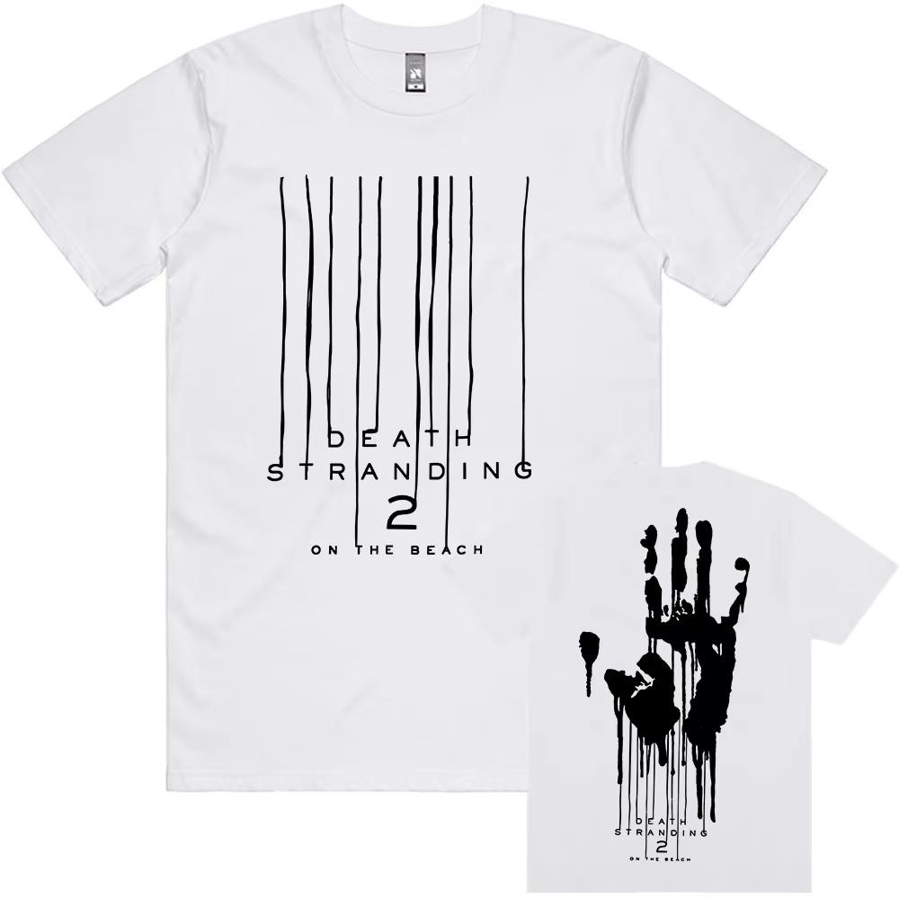 Унисекс Женская Одежда Игра DEATH STRANDING 2 on The Beach Футболка С Круглым Вырезом Летняя С Коротким Рукавом Унисекс Футболки Графический Принт Топ Унисекс