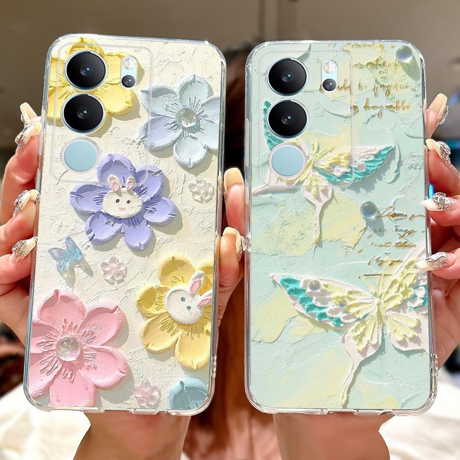 Чехол для Vivo V29 Pro Чехол VivoV29 V2250 V2251 Стильный Расписной Чехол Мягкий Силиконовый Чехол для Телефона Для Vivo V29e V29 Lite VivoV29 Pro Сумки