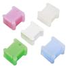 50 Pieces Plastic Floss Bobbins 1.37x1.49in Embroidery Thread Winder Plastic Thread Bobbin for Sewing Thread Storage
