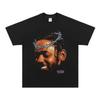 American Hip-hop Rapper DRAKE 2PAC EMINem Tee Shirt Homme Men Clothing Short Sleeve Round Neck Printing Pullover T-shirt 50444